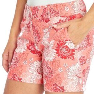Isaac Mizrahi pink floral shorts, women’s size 10. New with tags ❗️